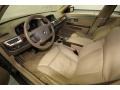 2006 BMW 7 Series Dark Beige/Beige III Interior Front Seat Photo