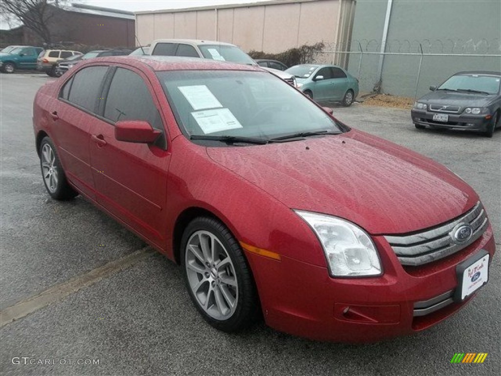 2009 Fusion SE Sport - Redfire Metallic / Charcoal Black photo #1