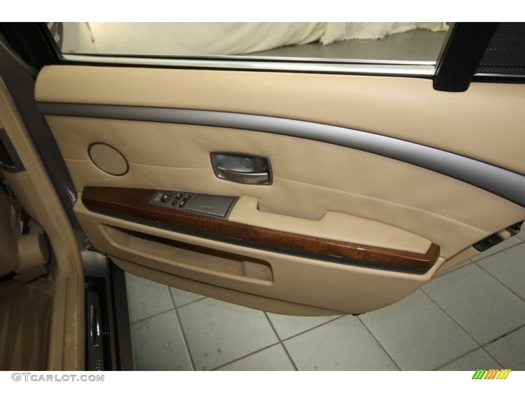 2006 7 Series 750Li Sedan - Kalahari Beige Metallic / Dark Beige/Beige III photo #42