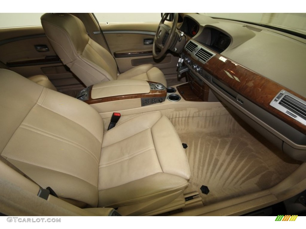 2006 7 Series 750Li Sedan - Kalahari Beige Metallic / Dark Beige/Beige III photo #45