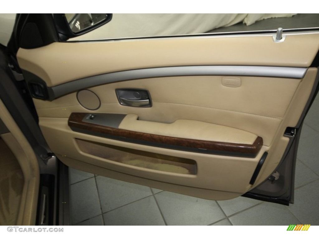 2006 7 Series 750Li Sedan - Kalahari Beige Metallic / Dark Beige/Beige III photo #47