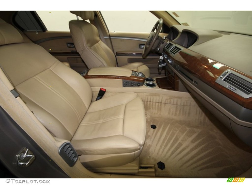 2006 7 Series 750Li Sedan - Kalahari Beige Metallic / Dark Beige/Beige III photo #48