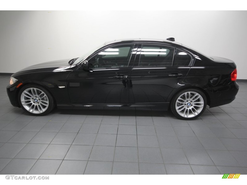 2011 3 Series 335d Sedan - Black Sapphire Metallic / Black photo #2