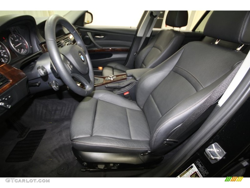 2011 3 Series 335d Sedan - Black Sapphire Metallic / Black photo #3