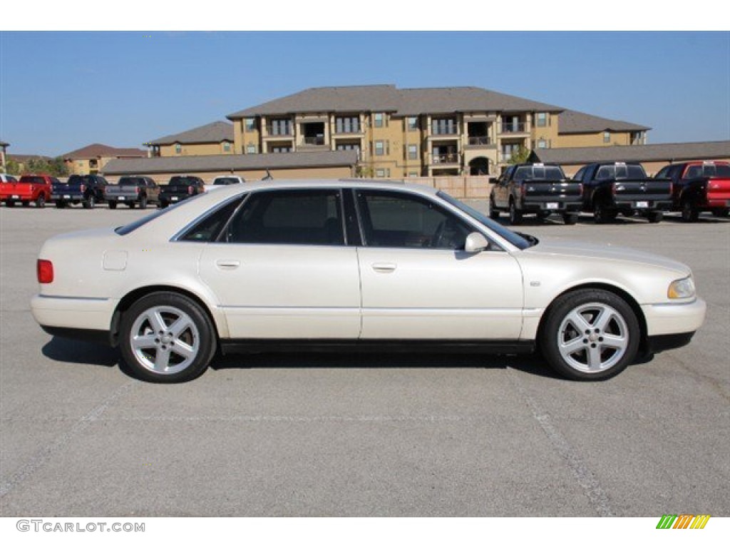 Pearl White Pearlescent 2003 Audi A8 L 4.2 quattro Exterior Photo #75350785