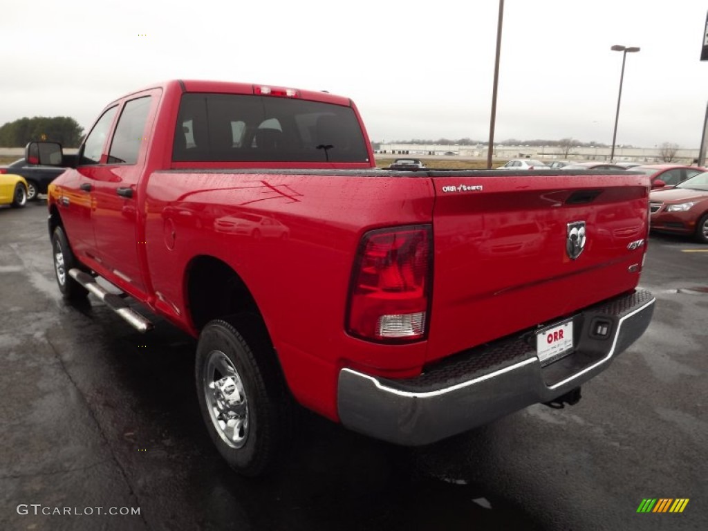 2012 Ram 2500 HD ST Crew Cab 4x4 - Flame Red / Dark Slate/Medium Graystone photo #7