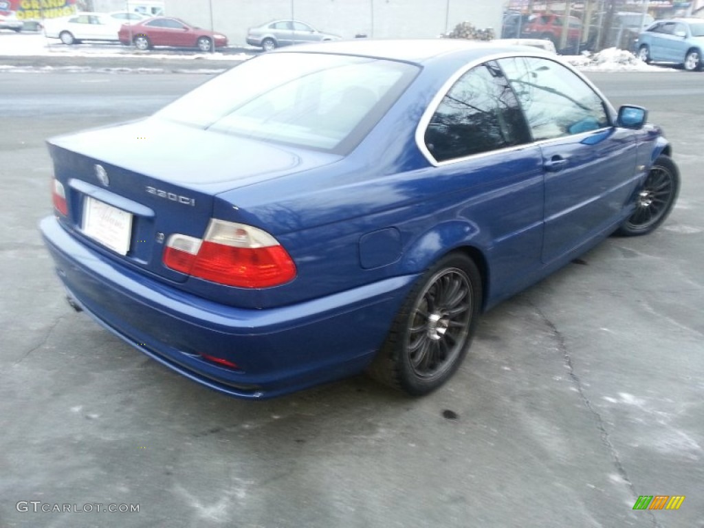 2002 3 Series 330i Coupe - Topaz Blue Metallic / Black photo #3