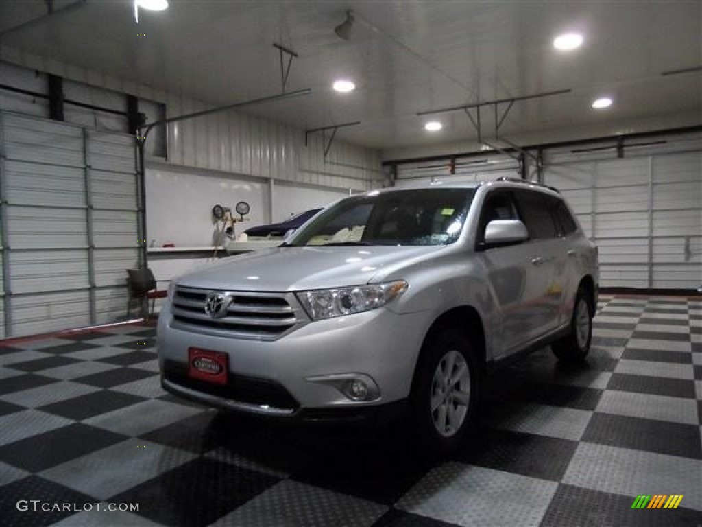 2012 Highlander V6 - Classic Silver Metallic / Ash photo #3