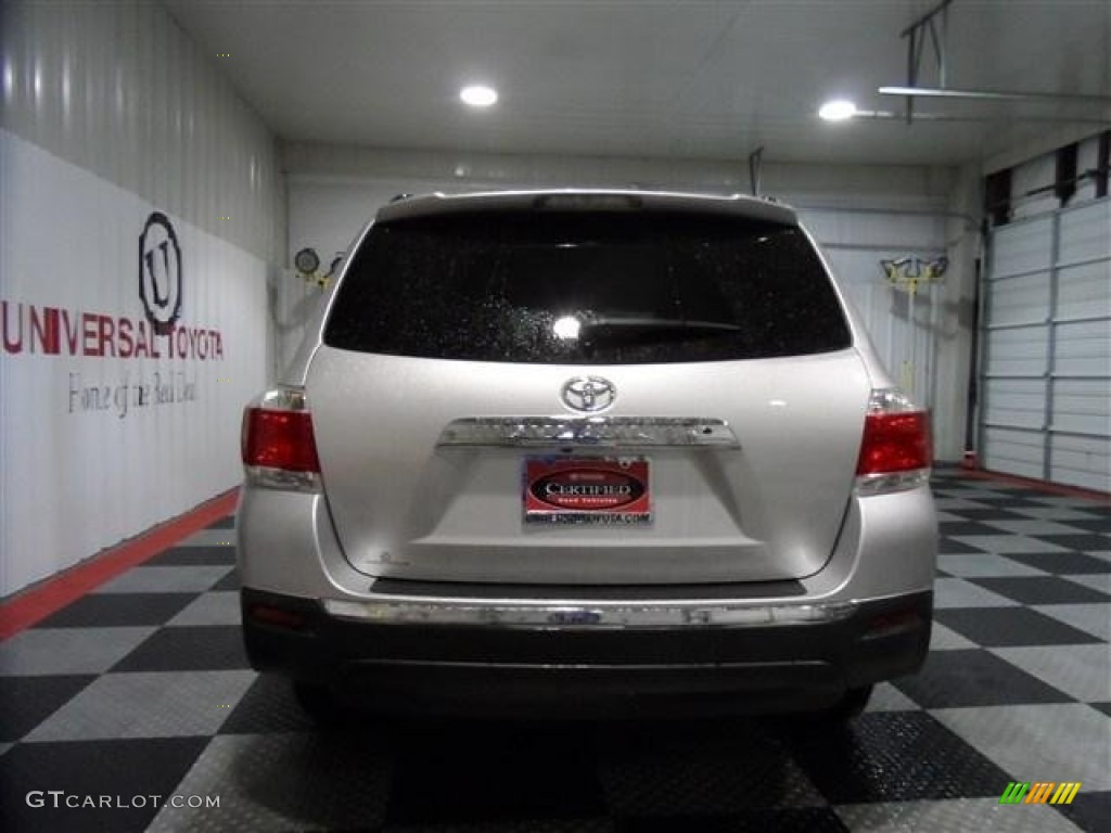 2012 Highlander V6 - Classic Silver Metallic / Ash photo #6