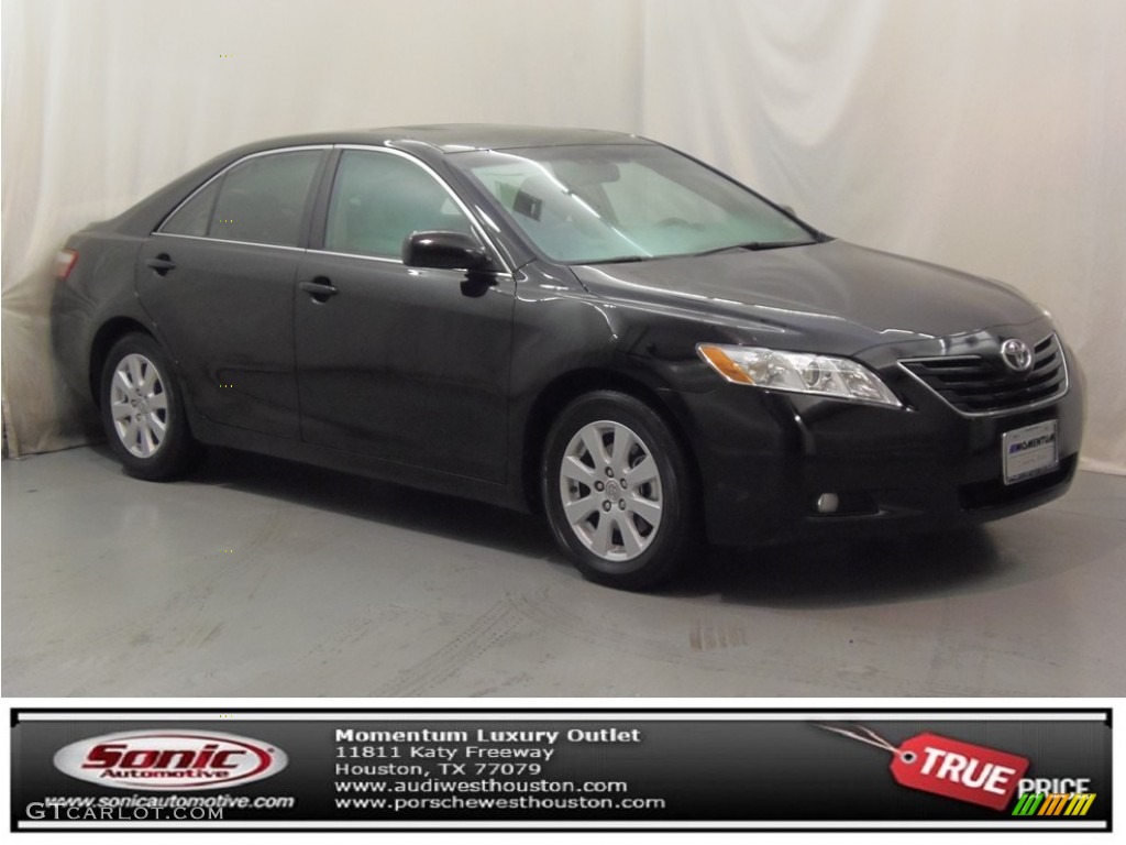2007 Camry XLE V6 - Black / Ash photo #1