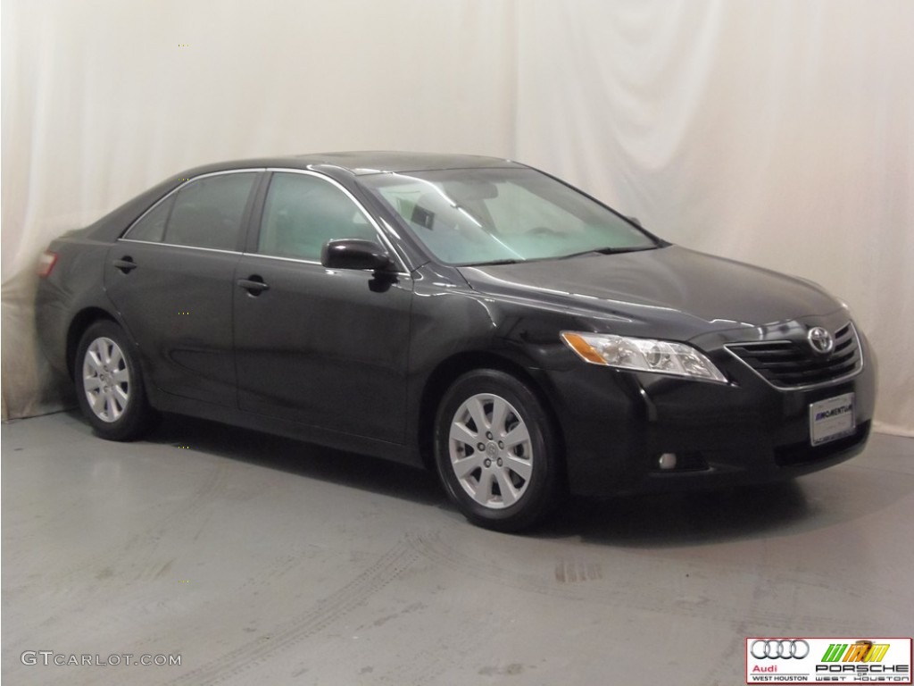 2007 Camry XLE V6 - Black / Ash photo #3