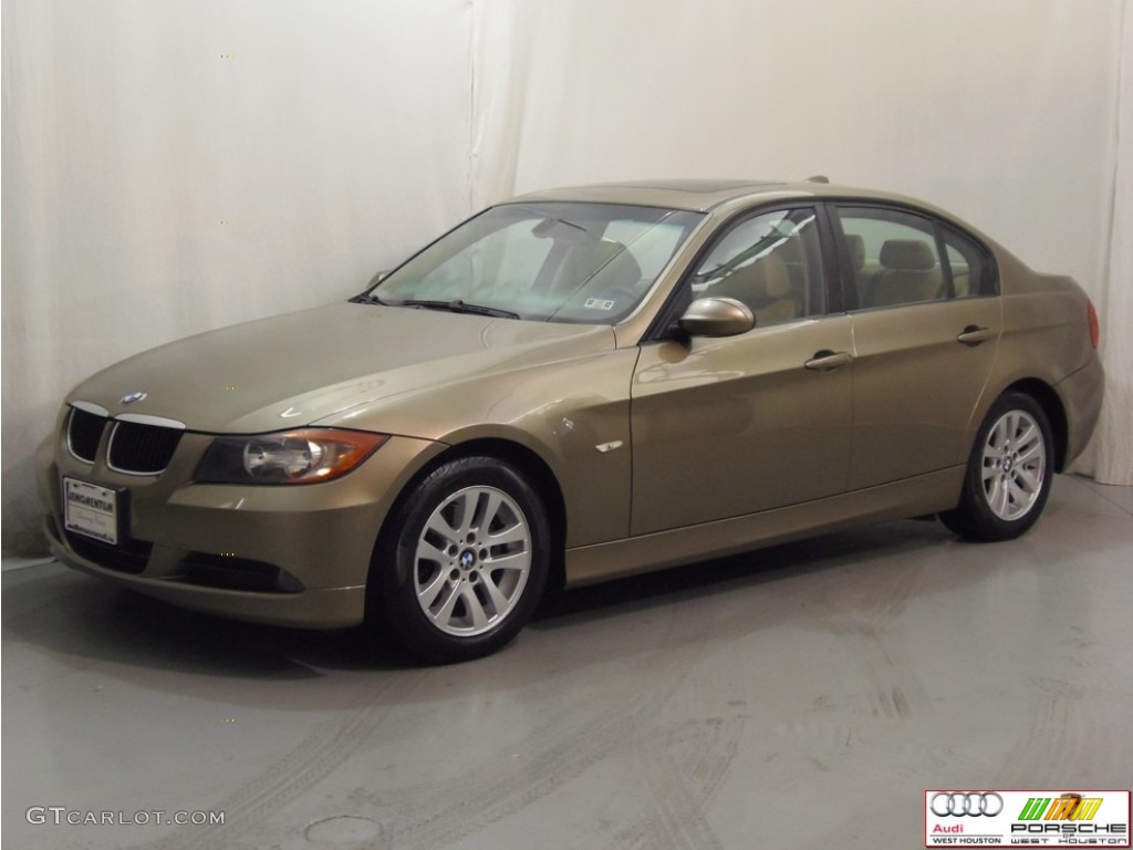 2007 3 Series 328i Sedan - Sonora Metallic / Beige photo #4