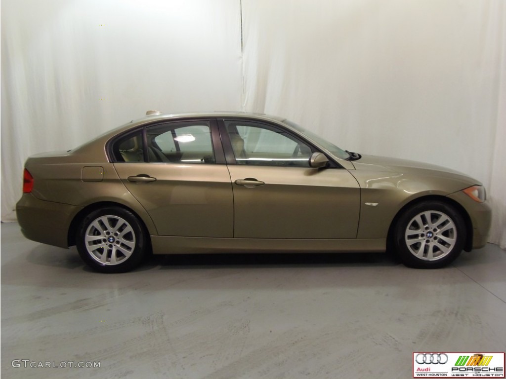 2007 3 Series 328i Sedan - Sonora Metallic / Beige photo #6