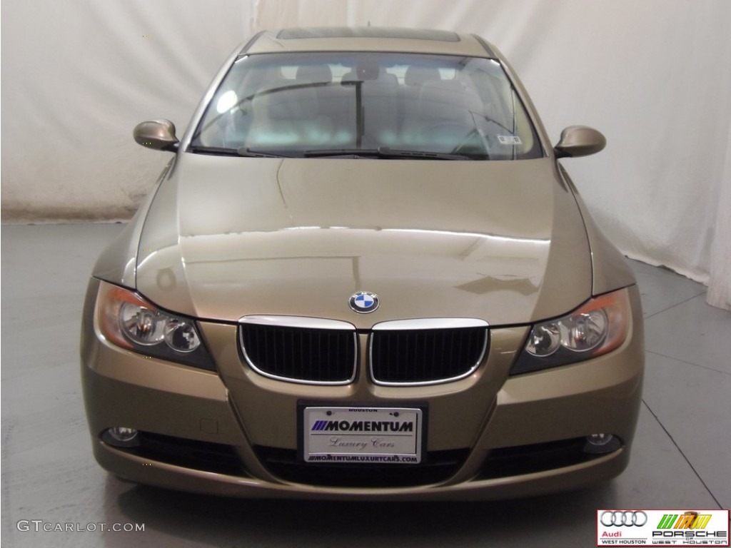 2007 3 Series 328i Sedan - Sonora Metallic / Beige photo #18