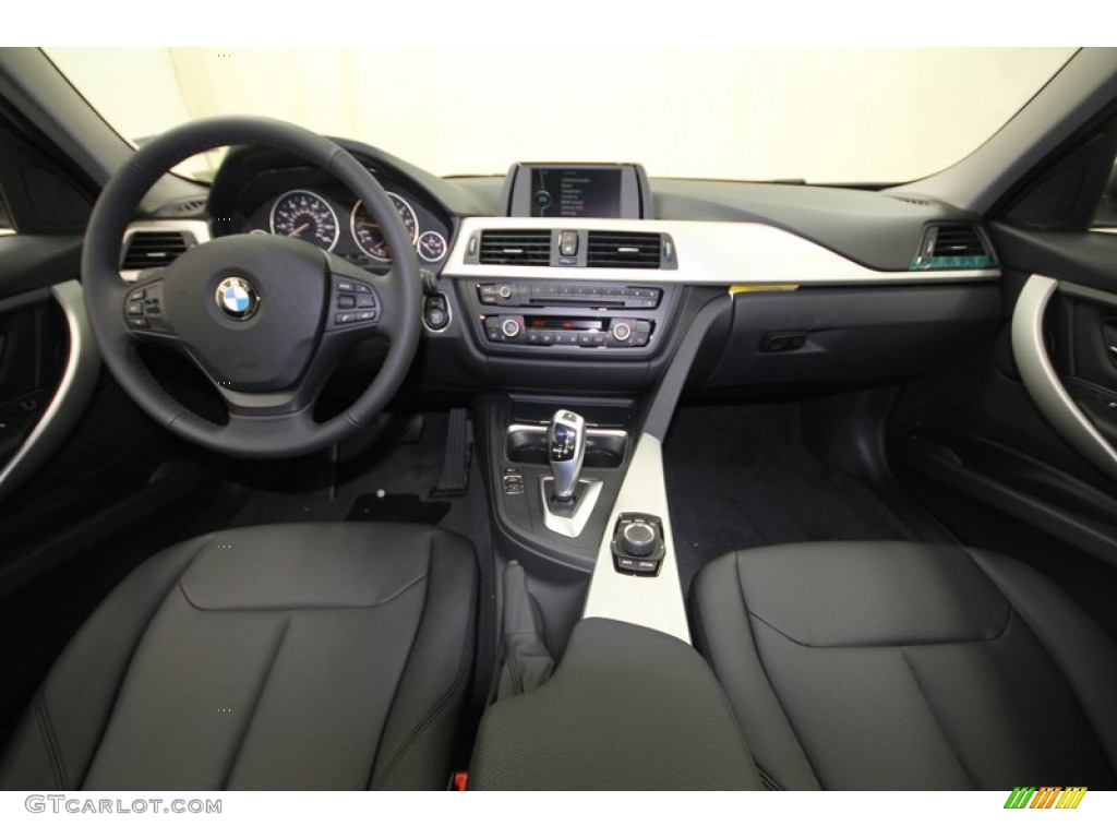 2013 3 Series 328i Sedan - Glacier Silver Metallic / Black photo #4