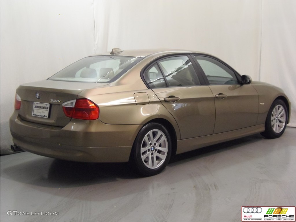 2007 3 Series 328i Sedan - Sonora Metallic / Beige photo #21