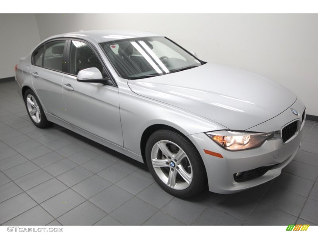 2013 3 Series 328i Sedan - Glacier Silver Metallic / Black photo #7