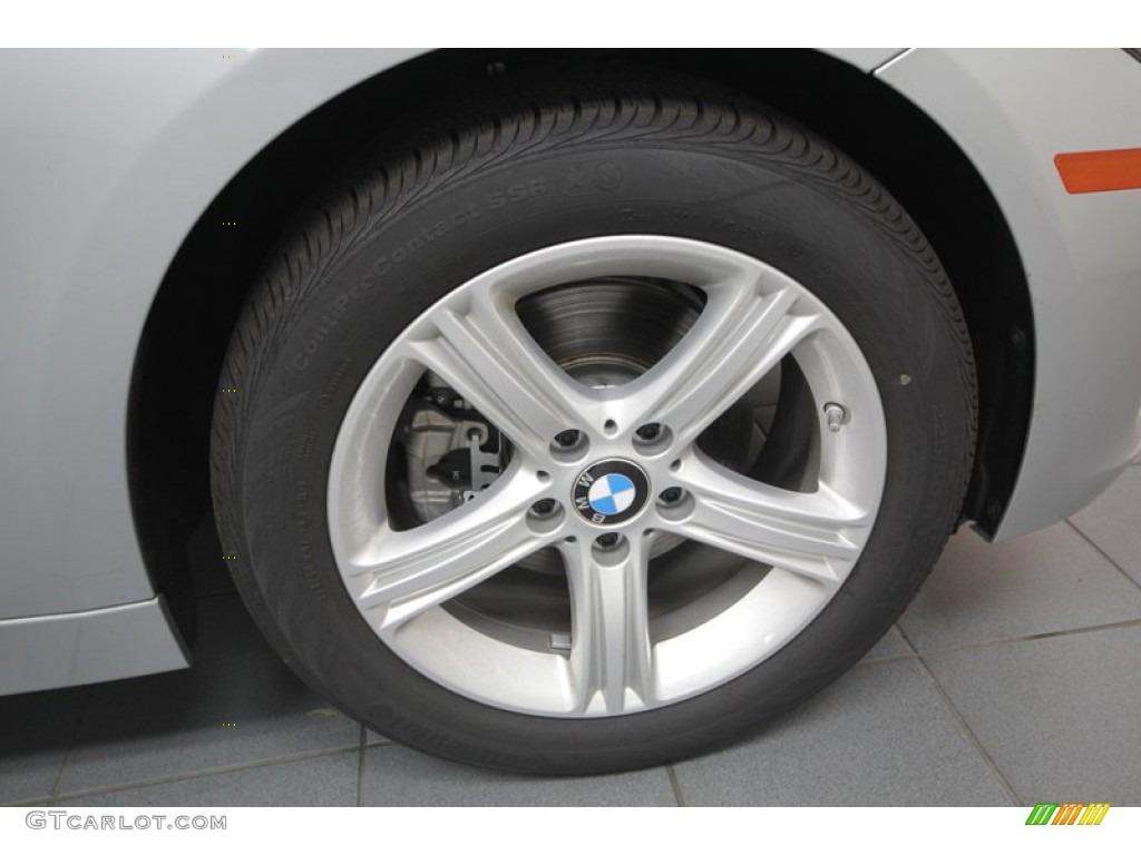 2013 3 Series 328i Sedan - Glacier Silver Metallic / Black photo #8