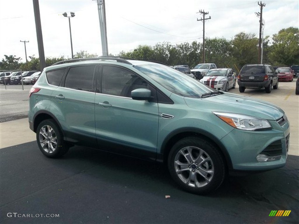 2013 Escape SE 1.6L EcoBoost - Frosted Glass Metallic / Medium Light Stone photo #10