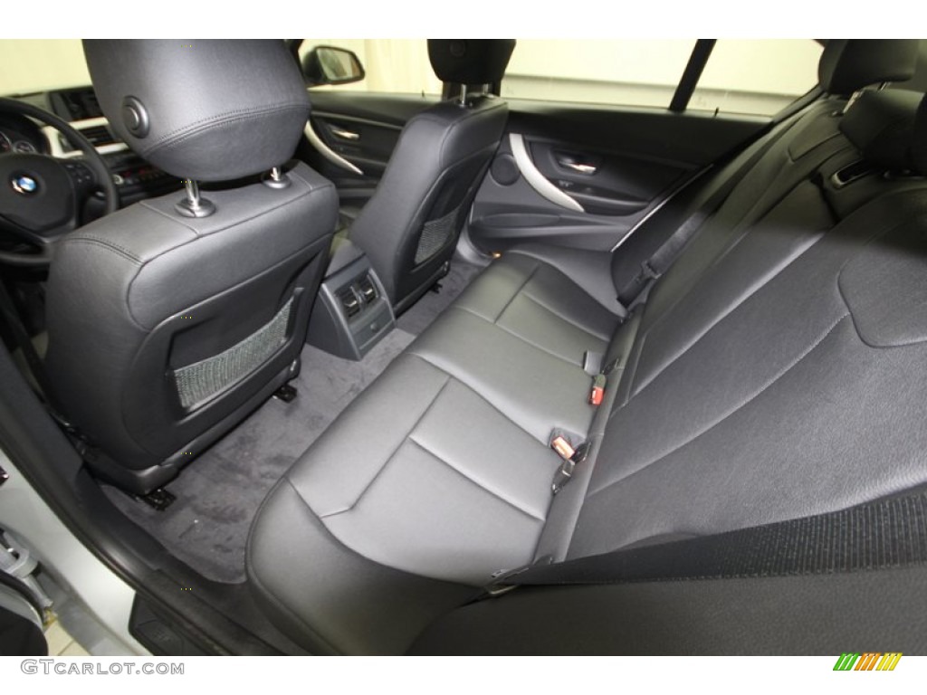 2013 3 Series 328i Sedan - Glacier Silver Metallic / Black photo #24