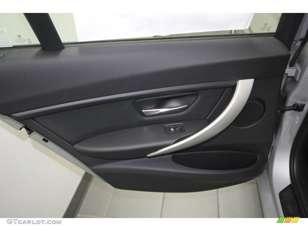 2013 3 Series 328i Sedan - Glacier Silver Metallic / Black photo #25