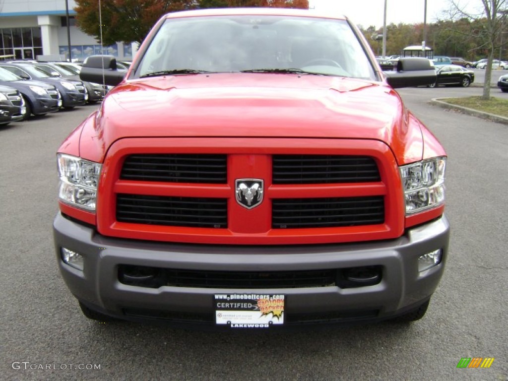 2012 Ram 2500 HD SLT Outdoorsman Crew Cab 4x4 - Bright Red / Dark Slate/Medium Graystone photo #2