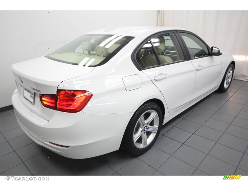 2013 3 Series 328i Sedan - Alpine White / Venetian Beige photo #9