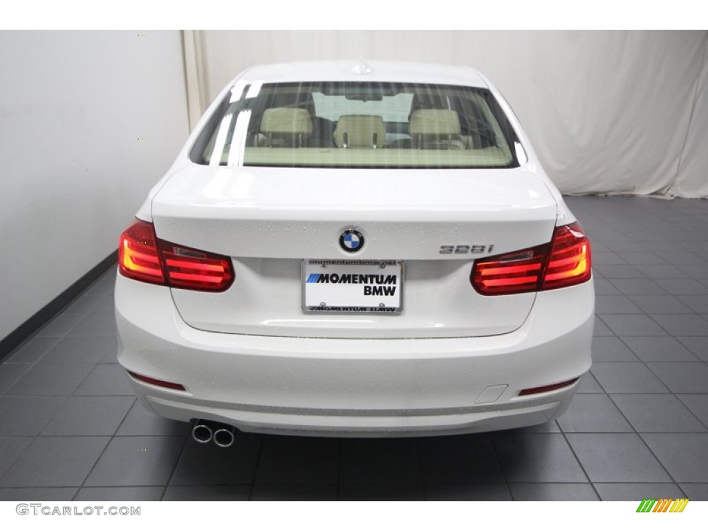2013 3 Series 328i Sedan - Alpine White / Venetian Beige photo #10
