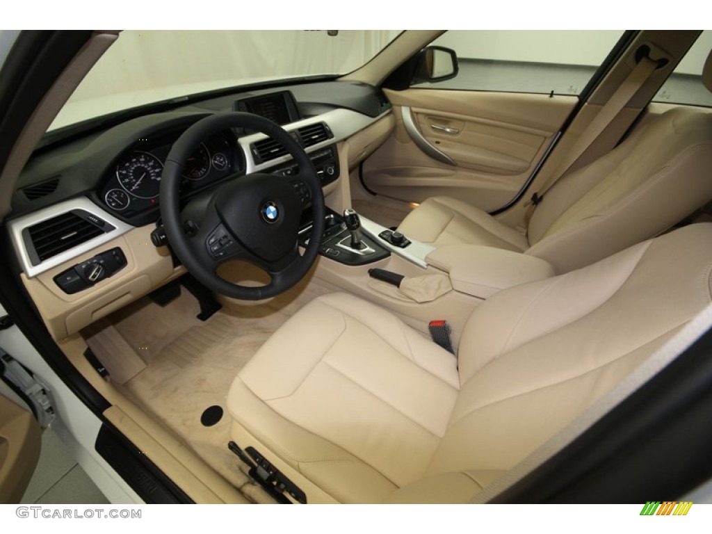 2013 3 Series 328i Sedan - Alpine White / Venetian Beige photo #11