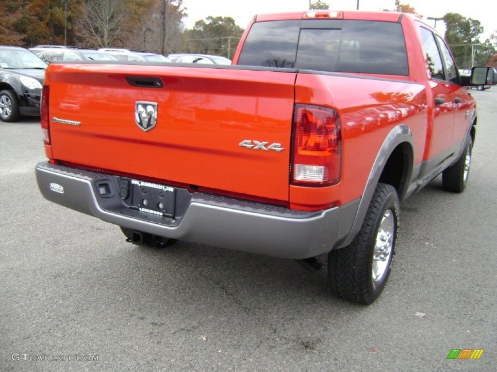 2012 Ram 2500 HD SLT Outdoorsman Crew Cab 4x4 - Bright Red / Dark Slate/Medium Graystone photo #7