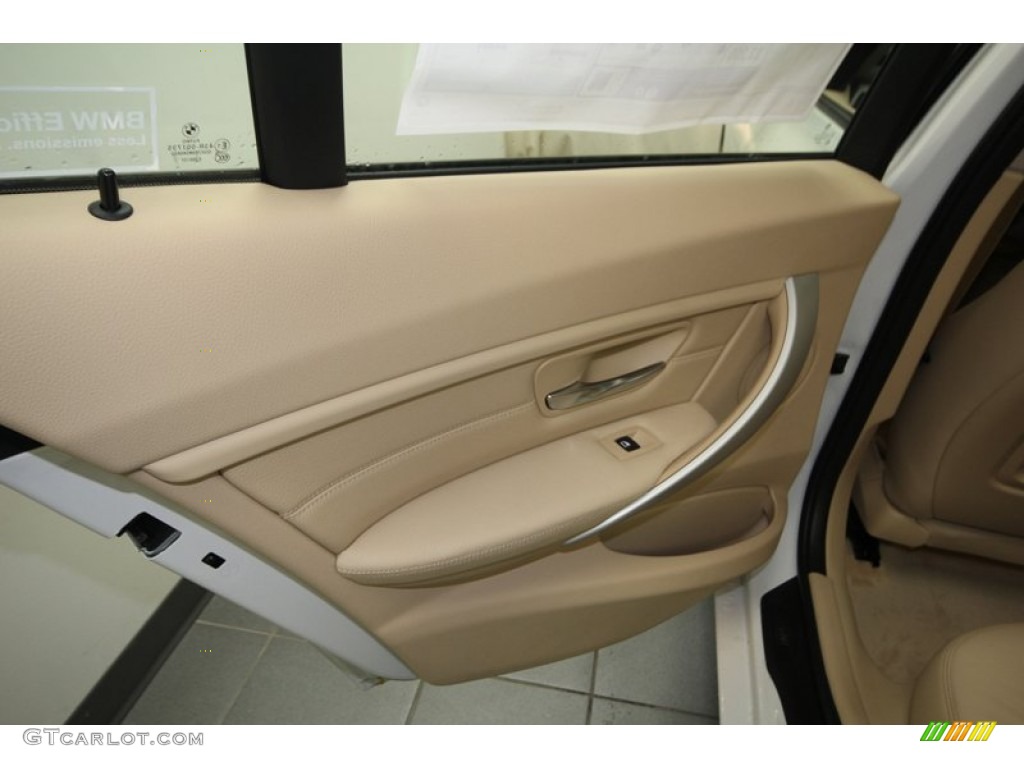 2013 3 Series 328i Sedan - Alpine White / Venetian Beige photo #24