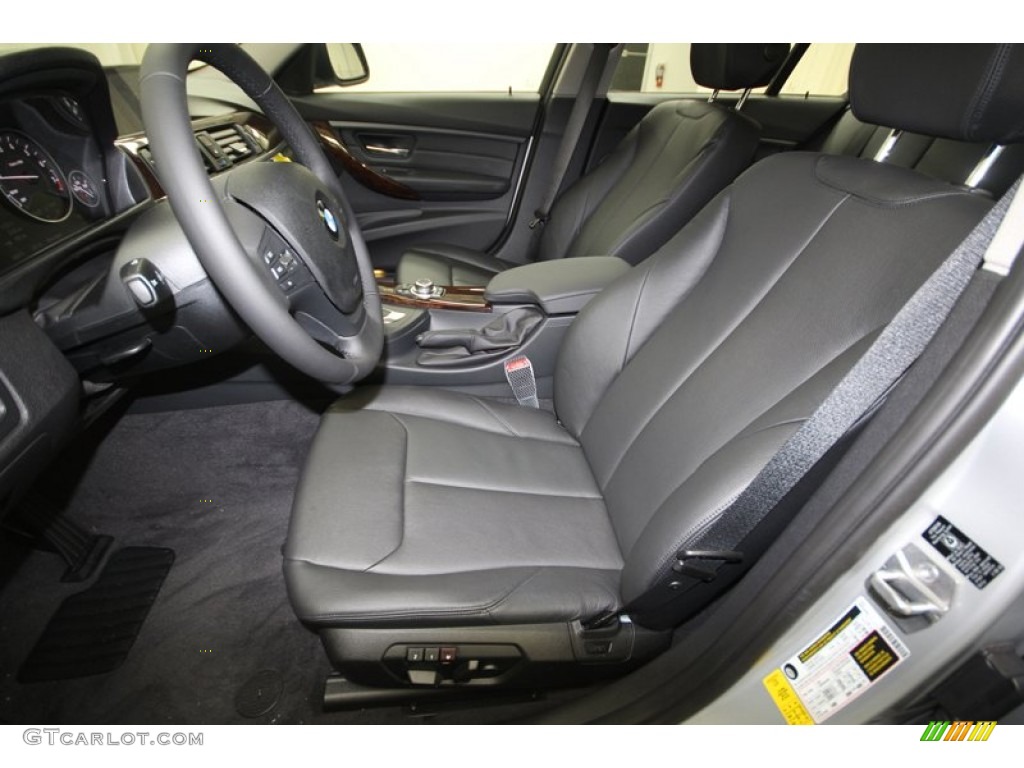2013 3 Series 328i Sedan - Glacier Silver Metallic / Black photo #3
