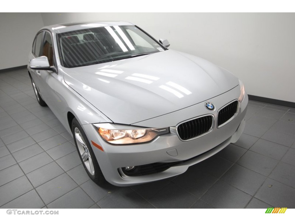 2013 3 Series 328i Sedan - Glacier Silver Metallic / Black photo #6