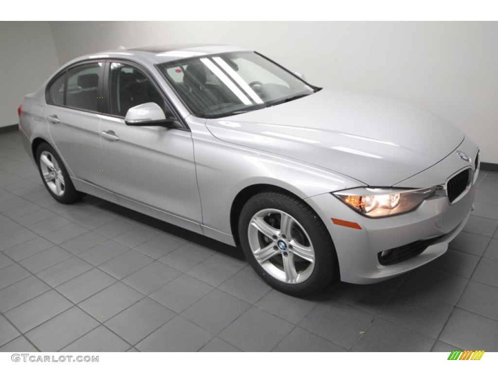 2013 3 Series 328i Sedan - Glacier Silver Metallic / Black photo #7