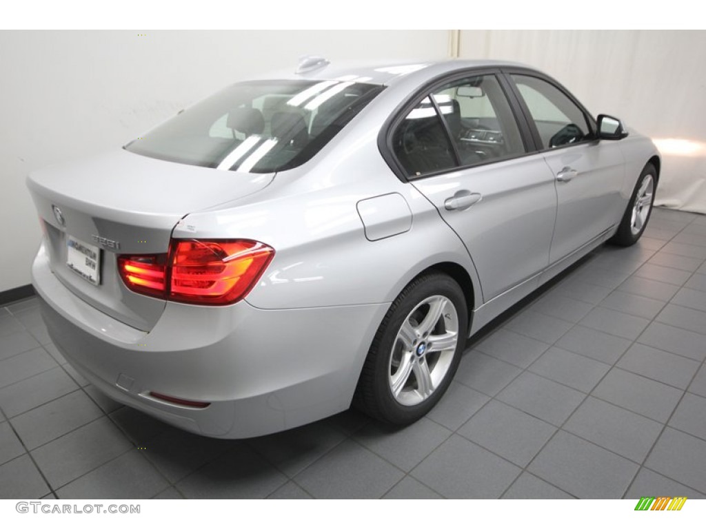 2013 3 Series 328i Sedan - Glacier Silver Metallic / Black photo #9