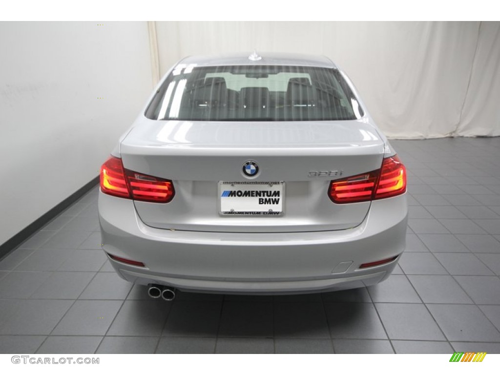 2013 3 Series 328i Sedan - Glacier Silver Metallic / Black photo #10