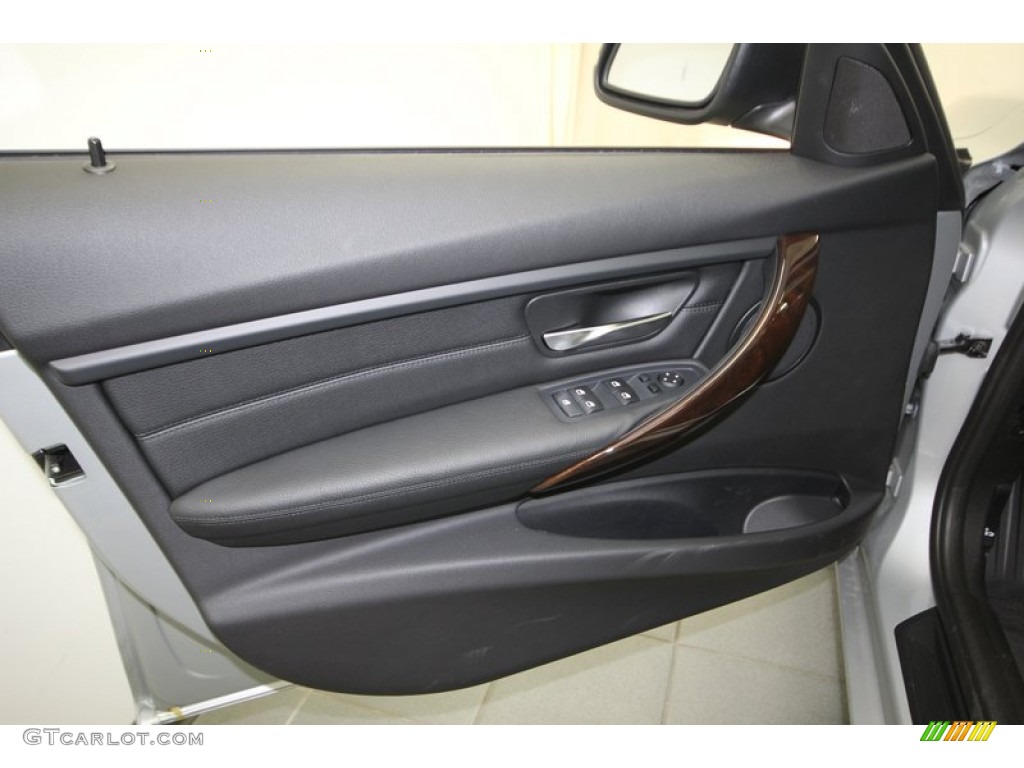 2013 3 Series 328i Sedan - Glacier Silver Metallic / Black photo #13