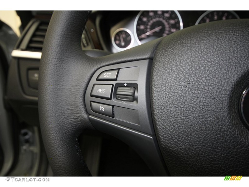 2013 3 Series 328i Sedan - Glacier Silver Metallic / Black photo #23