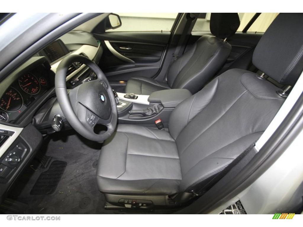 2013 3 Series 328i Sedan - Glacier Silver Metallic / Black photo #3