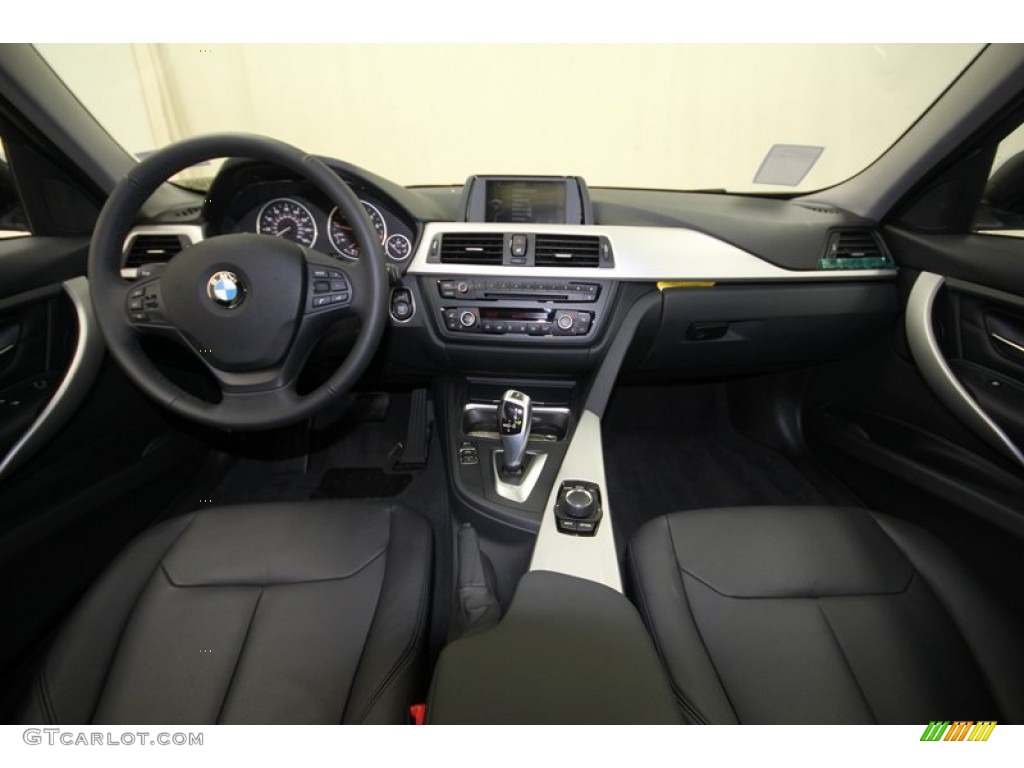 2013 3 Series 328i Sedan - Glacier Silver Metallic / Black photo #4