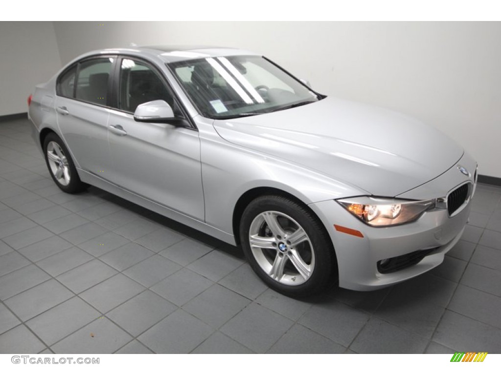 2013 3 Series 328i Sedan - Glacier Silver Metallic / Black photo #7