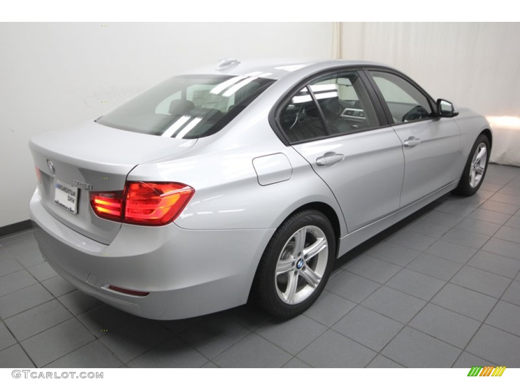 2013 3 Series 328i Sedan - Glacier Silver Metallic / Black photo #9