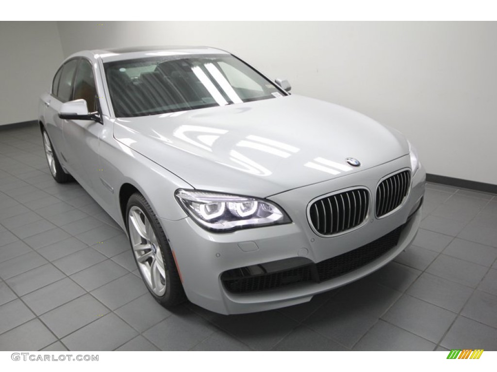 2013 7 Series 750i Sedan - Glacier Silver Metallic / Black photo #6
