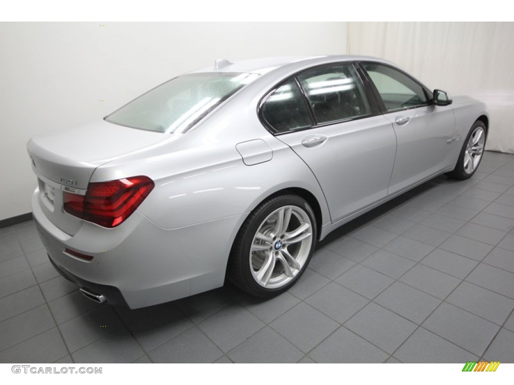 2013 7 Series 750i Sedan - Glacier Silver Metallic / Black photo #9