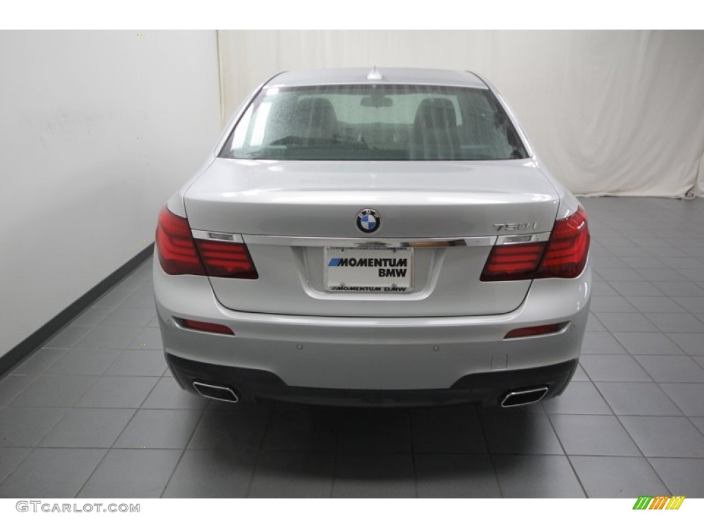 2013 7 Series 750i Sedan - Glacier Silver Metallic / Black photo #10