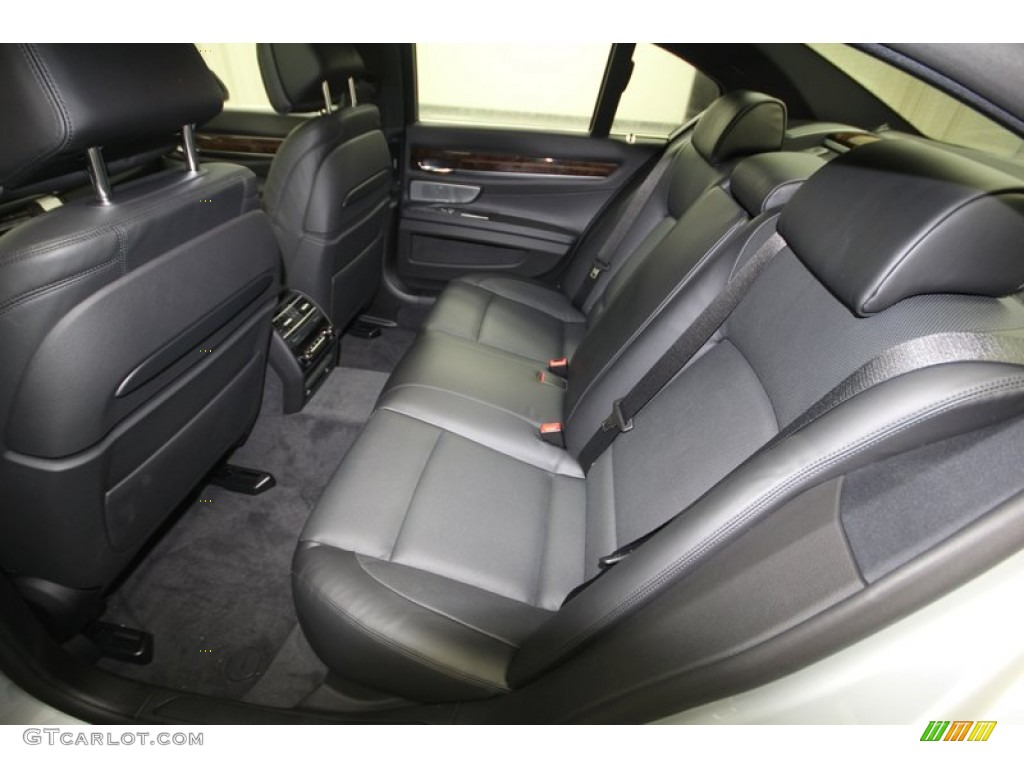 Black Interior 2013 BMW 7 Series 750i Sedan Photo #75355840