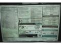 2013 BMW 7 Series 750i Sedan Window Sticker