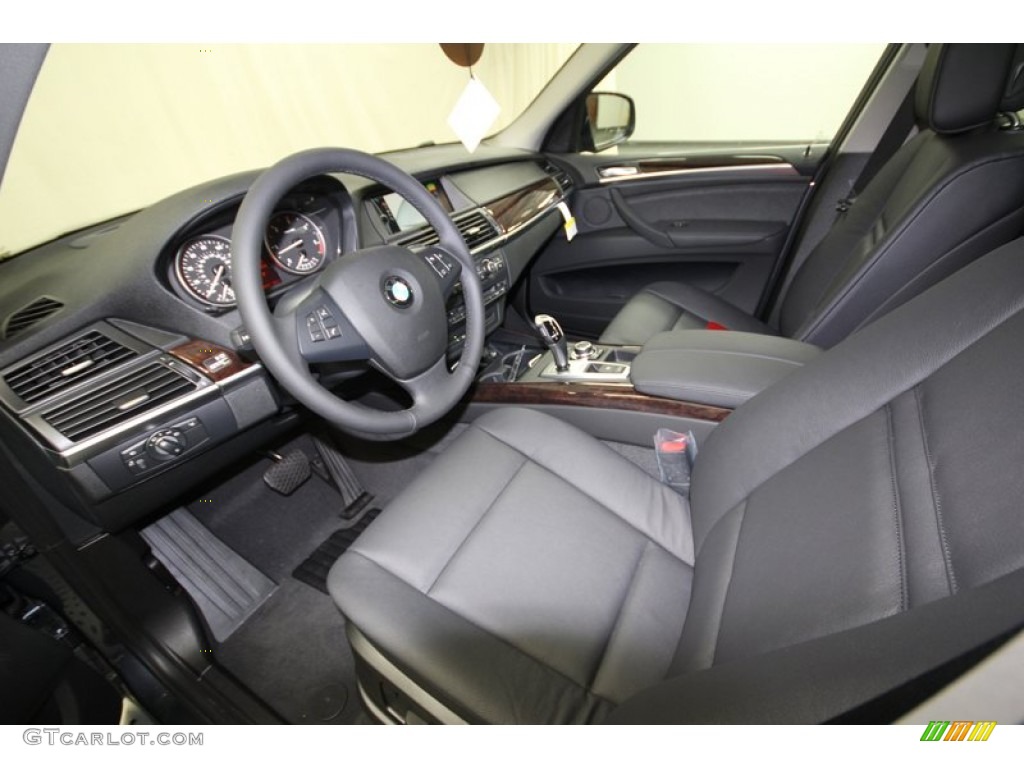 Black Interior 2013 BMW X5 xDrive 35d Photo #75356278