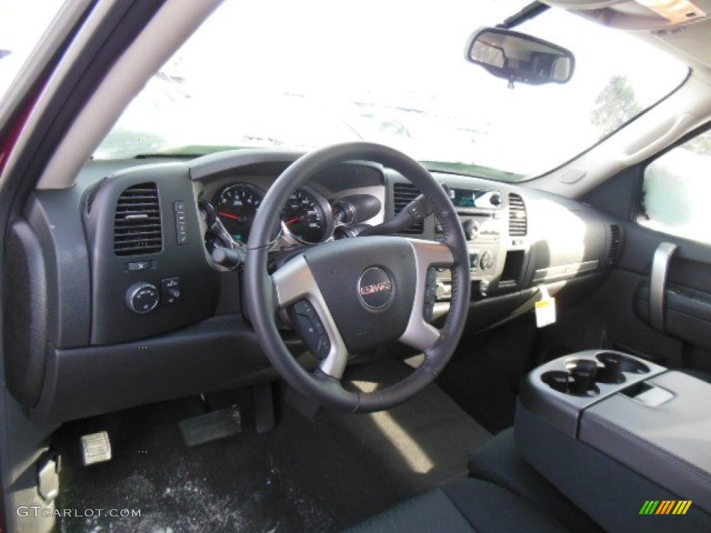 2013 Sierra 1500 SLE Extended Cab 4x4 - Sonoma Red Metallic / Ebony photo #10