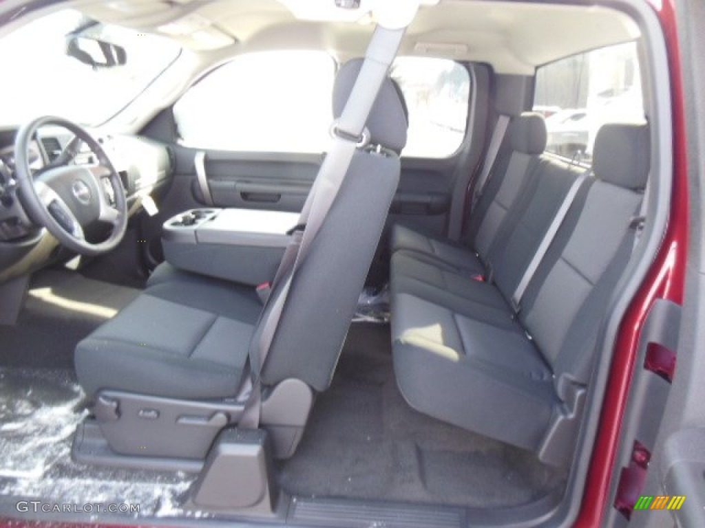 2013 Sierra 1500 SLE Extended Cab 4x4 - Sonoma Red Metallic / Ebony photo #14